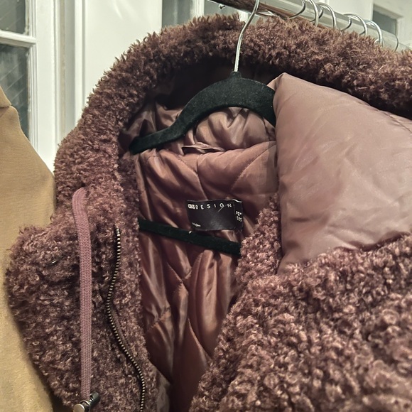 Long brown teddy jacket - Picture 7 of 7